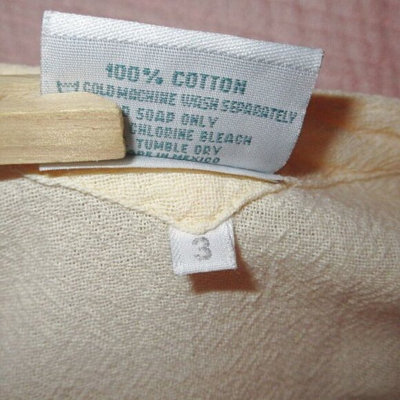 Oh My Gauze Polly Asymmetrical Top Size XXL 3 Tunic Pocket Butter Yellow Lagom - Picture 6 of 11